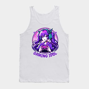 Gamer girl gaming idol Tank Top